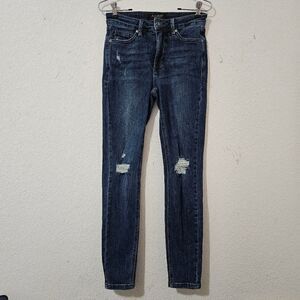 Judy Blue skinny fit jeans 3/26 women distressed